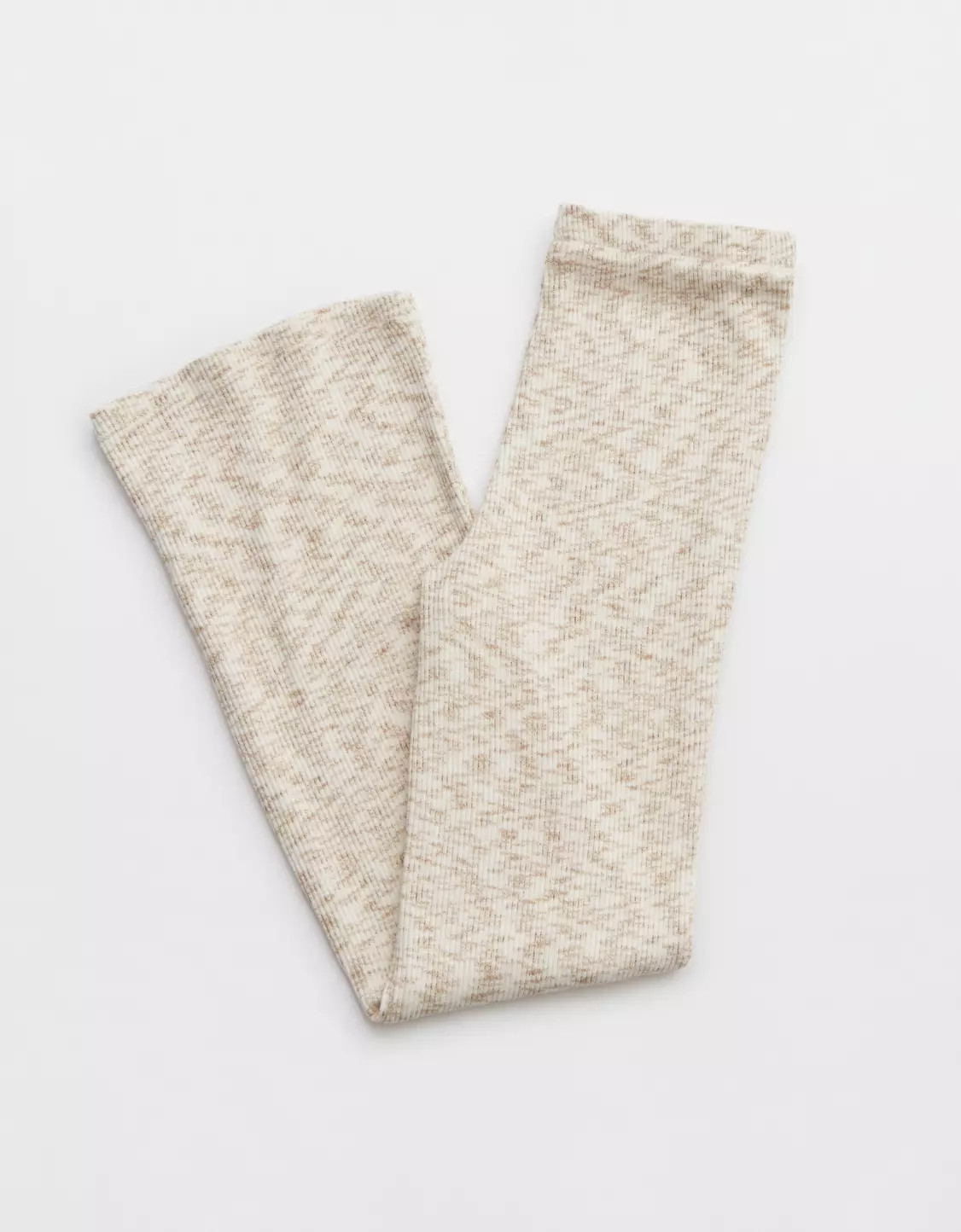 Aerie High Waisted Ribbed Baby Flare | Aerie