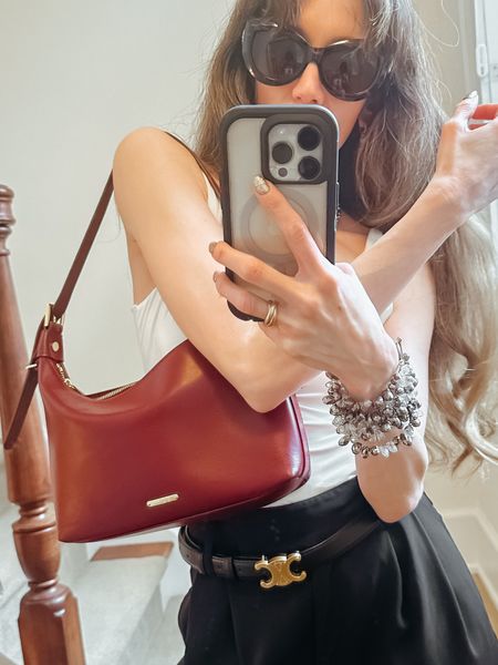 My favorite bag this month! 15% off with code ziba15 🖤
Burgundy shoulder bag, super spacious and lux!

#LTKworkwear #LTKitbag #LTKstyletip