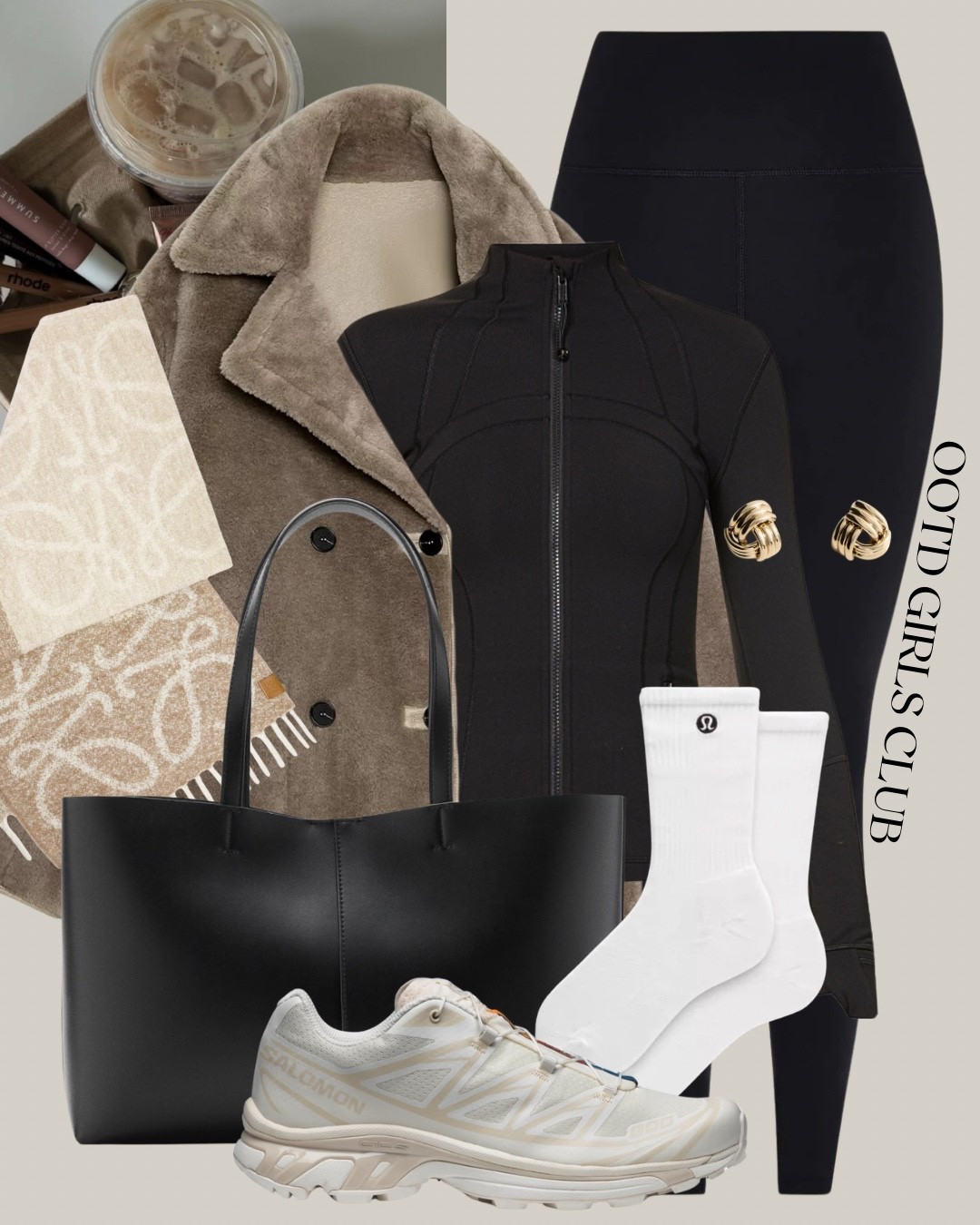 Salomon XT styling - cosy reversible jacket from Zara paired with a gym set 

#LTKstyletip #LTKshoes #LTKeurope