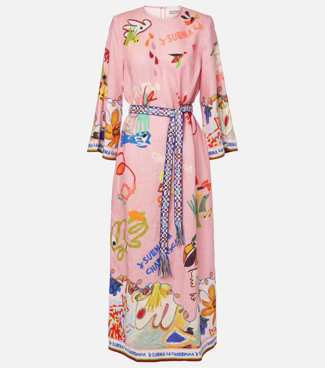 La Charrasca printed linen maxi dress | Mytheresa (US/CA)