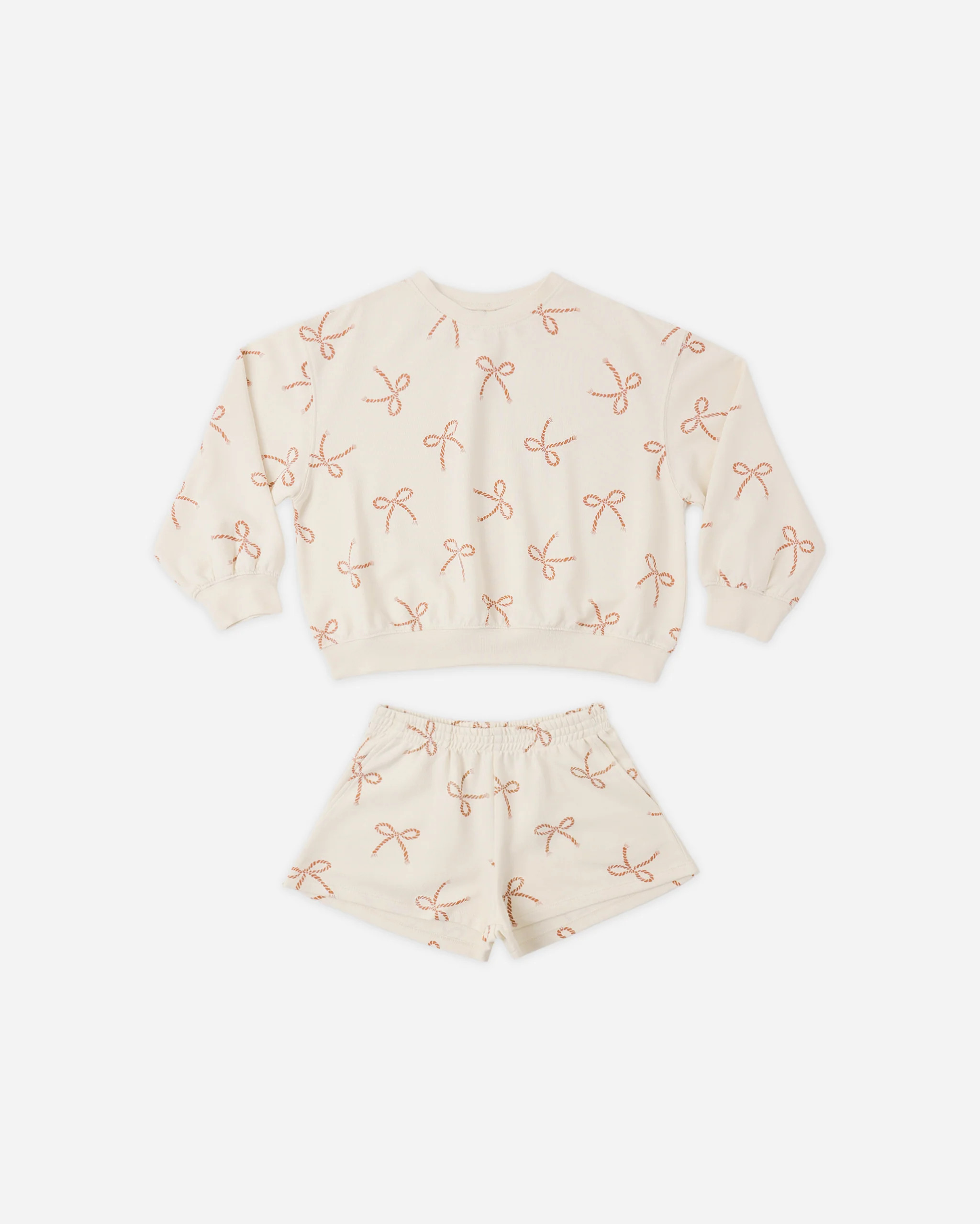 Summer Terry Set Sailor Bows | Rylee + Cru