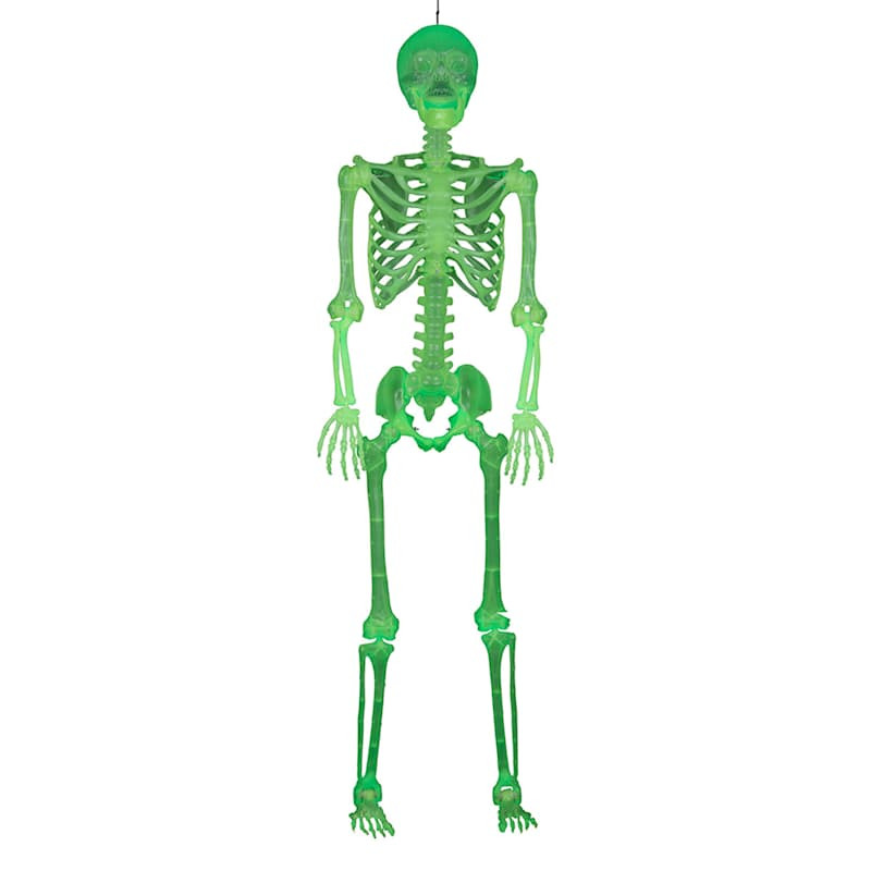 Glow in the Dark Halloween Skeleton, 5' | At Home