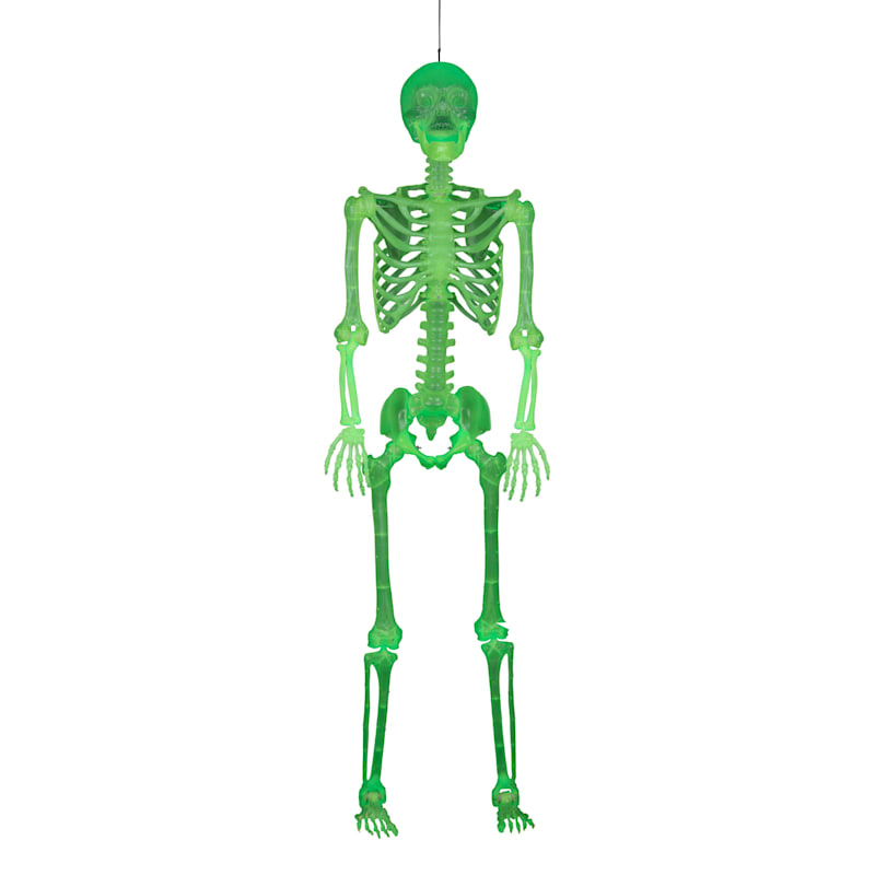 Glow in the Dark Halloween Skeleton, 5' | At Home