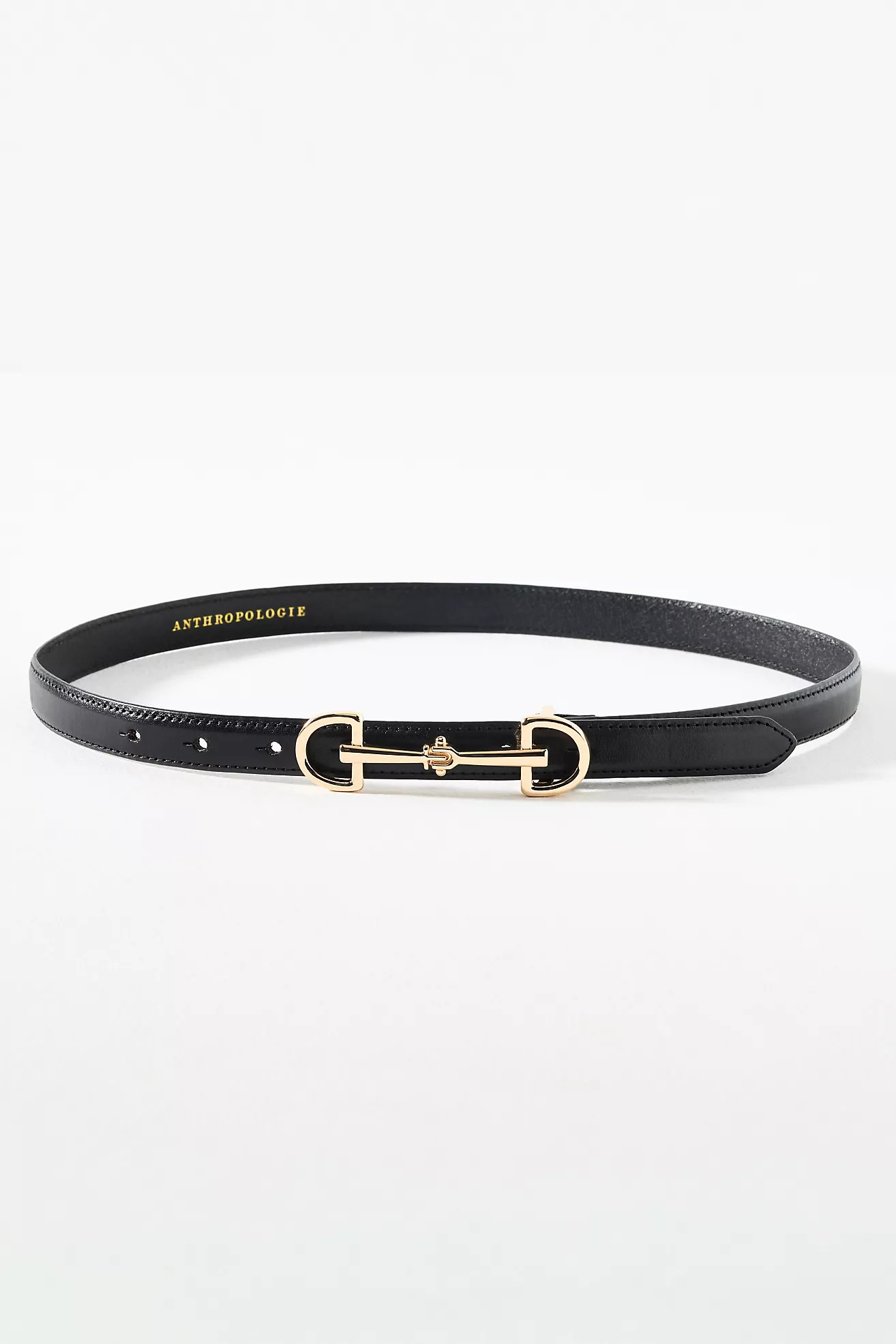 Skinny Horsebit Detail Belt | Anthropologie (US)