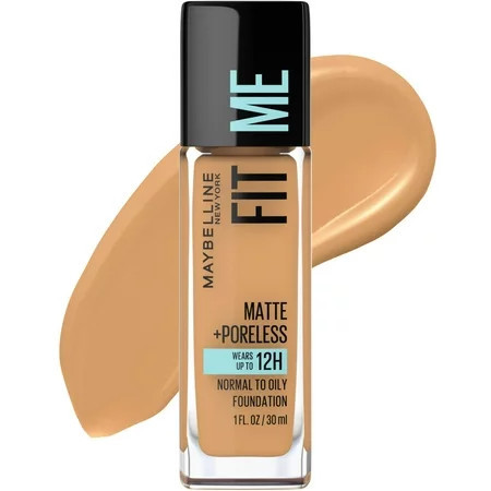 Maybelline Fit Me Matte Liquid Foundation Makeup 332 Golden Caramel 1 fl oz | Walmart (US)