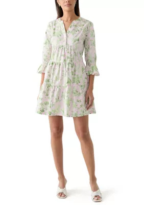 Crown & Ivy™ Women's Printed Tier Dress | Belk