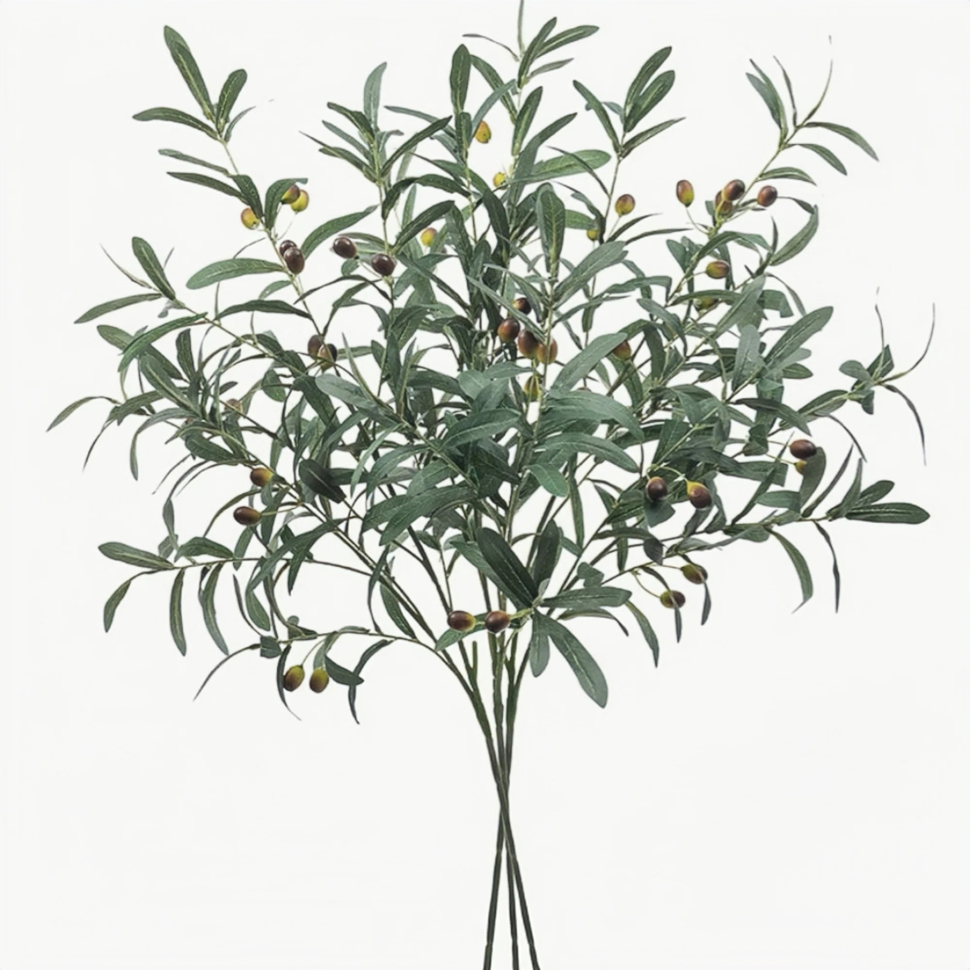 Artificial Olive Branches 3 Pack – 27.6" Faux Olive Tree Stems for Vase Fillers, Wedding Center... | Wayfair North America