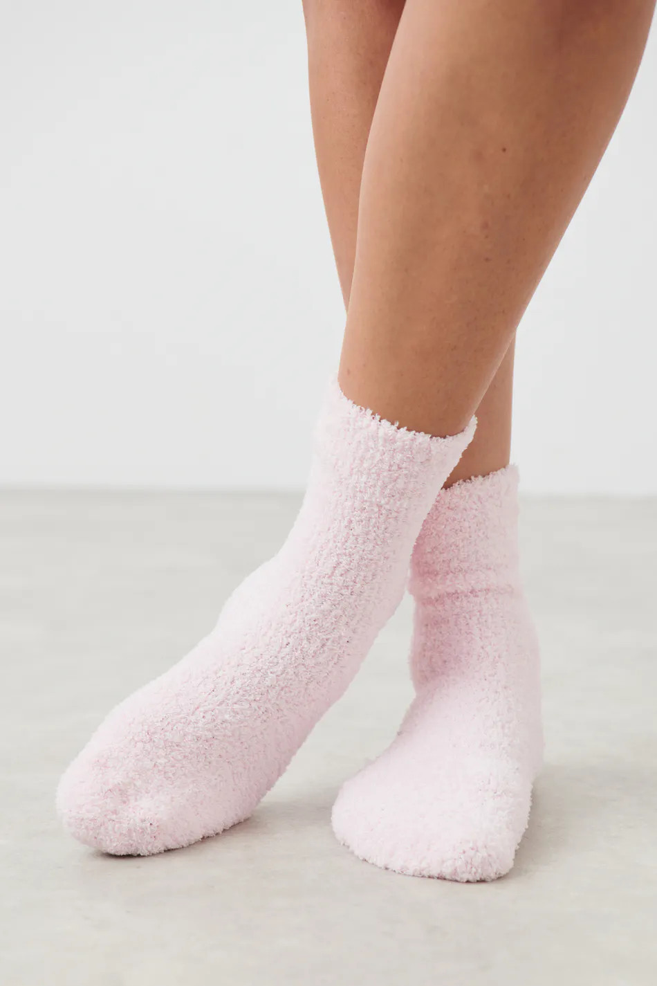 Chenille 2-pack socks - Rosa - Dame - Gina Tricot | Gina Tricot SE