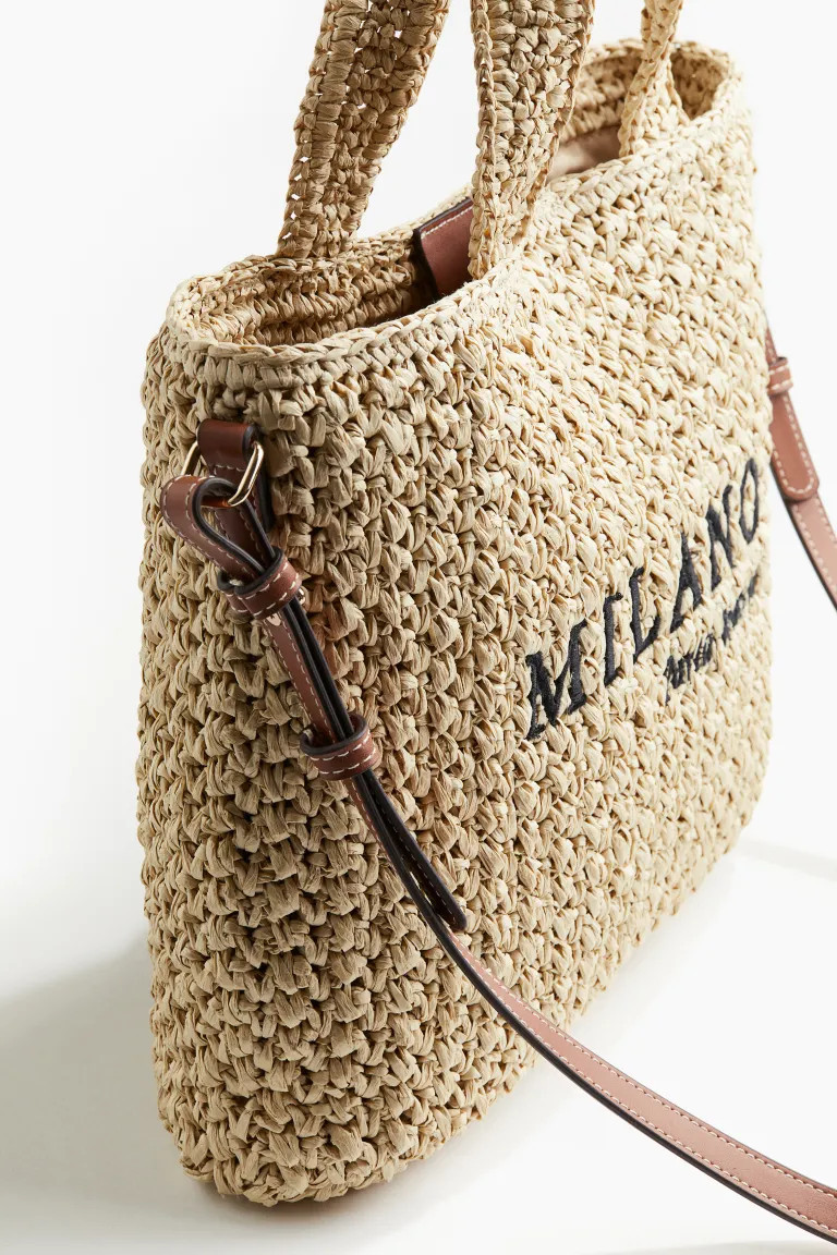 Straw Crossbody Bag | H&M (US + CA)