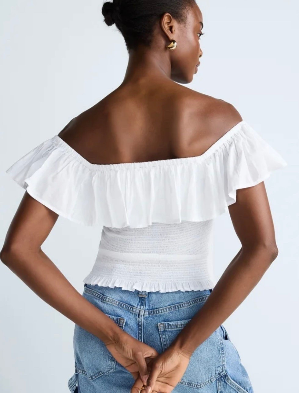 Off the Shoulder Top
So pretty for summer parties or date nights. 
White or green color options. Starts at XS. 
Under $20!

#LTKootd #LTKSaleAlert #LTKSeasonal