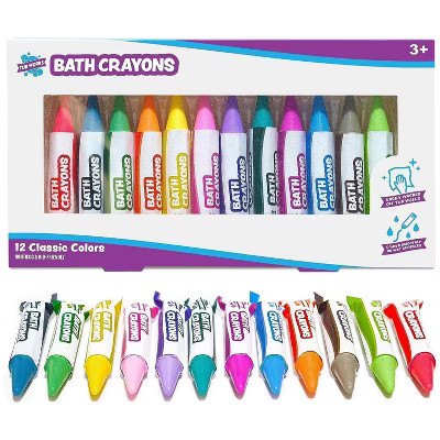 Tub Works Smooth Bath Crayons Bath Toy, 12 Pack | Target