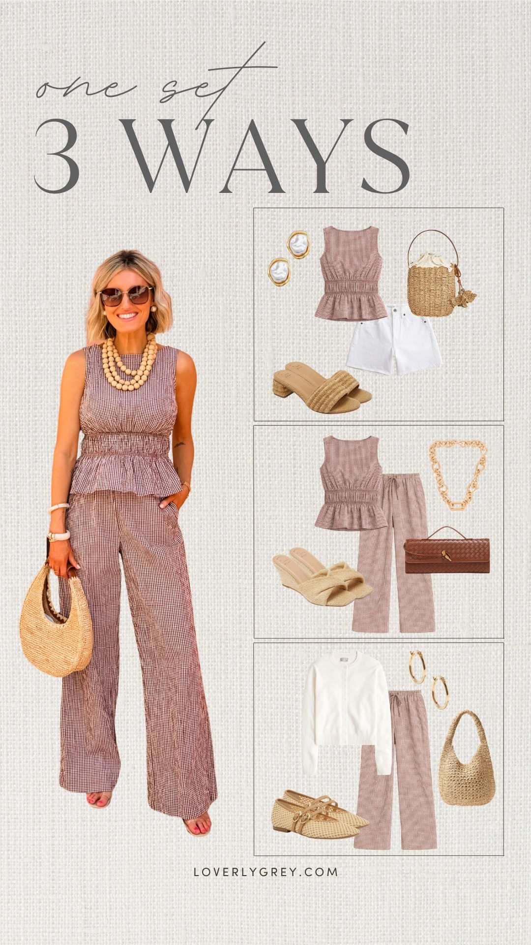 This matching set is such a great Target find 👏🏼 so many ways to style both pieces for spring & summer! 

Loverly Grey, Target find, Target fashion, gingham matching set, gingham tank top, gingham pants, spring fashion, spring outfit ideas 

#LTKSeasonal #LTKootd