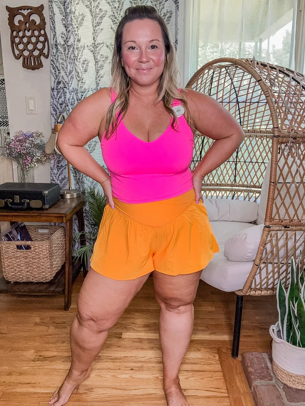 Aerie High Waisted Shine Short curated on LTK