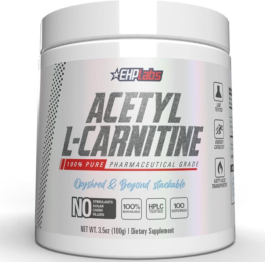 EHPlabs Acetyl L Carnitine Powder, Supports Natural Energy Production, Supports Metabolism, Assis... | Amazon (US)