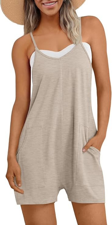 AUTOMET Womens Rompers Jumpsuits Overalls Summer Beach Cruise Outfits 2026 | Cute Coastal Casual ... | Amazon (US)