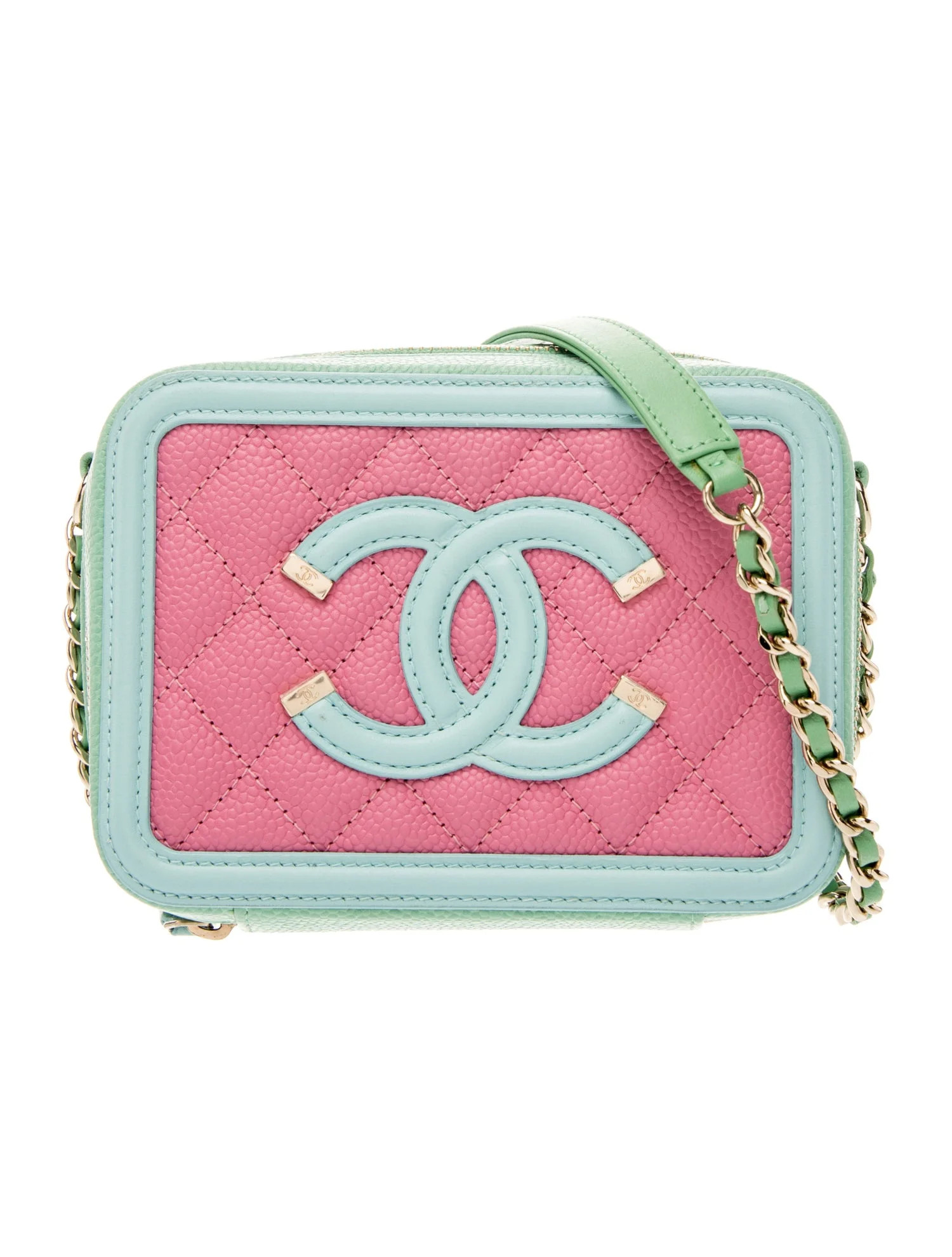 Chanel Filigree Crossbody - Pink Crossbody Bags, Handbags - CHA1421599 | The RealReal | The RealReal