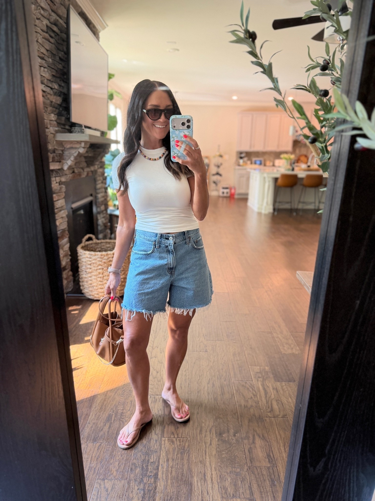 Casual mom style with these longer length shorts!

#LTKmomlife #LTKootd #LTKPetite