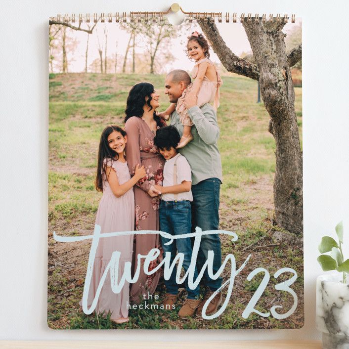 "Big Month" - Customizable Photo Calendars in White by Erin Deegan. | Minted