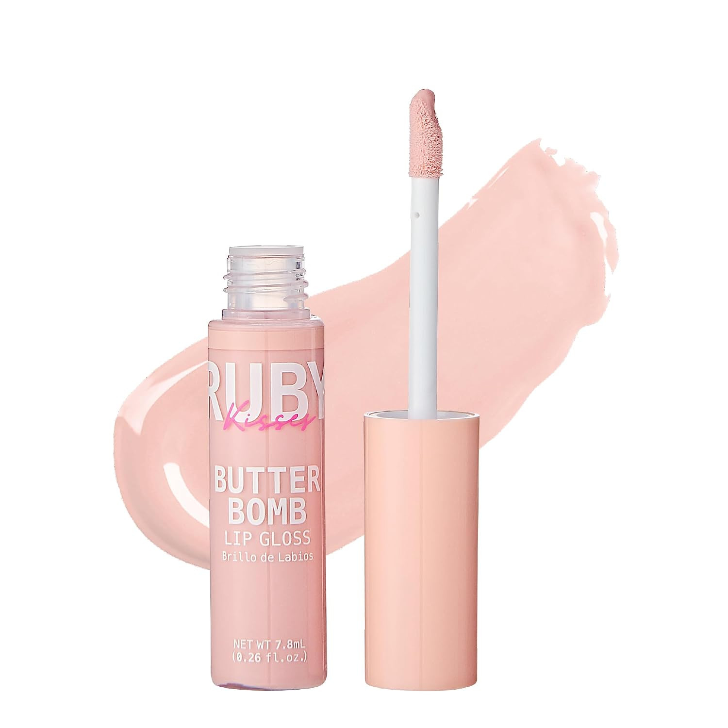 Ruby Kisses Butter Bomb Lip Gloss, High-Shine Non-Sticky Hydrating Plumping | Amazon (US)