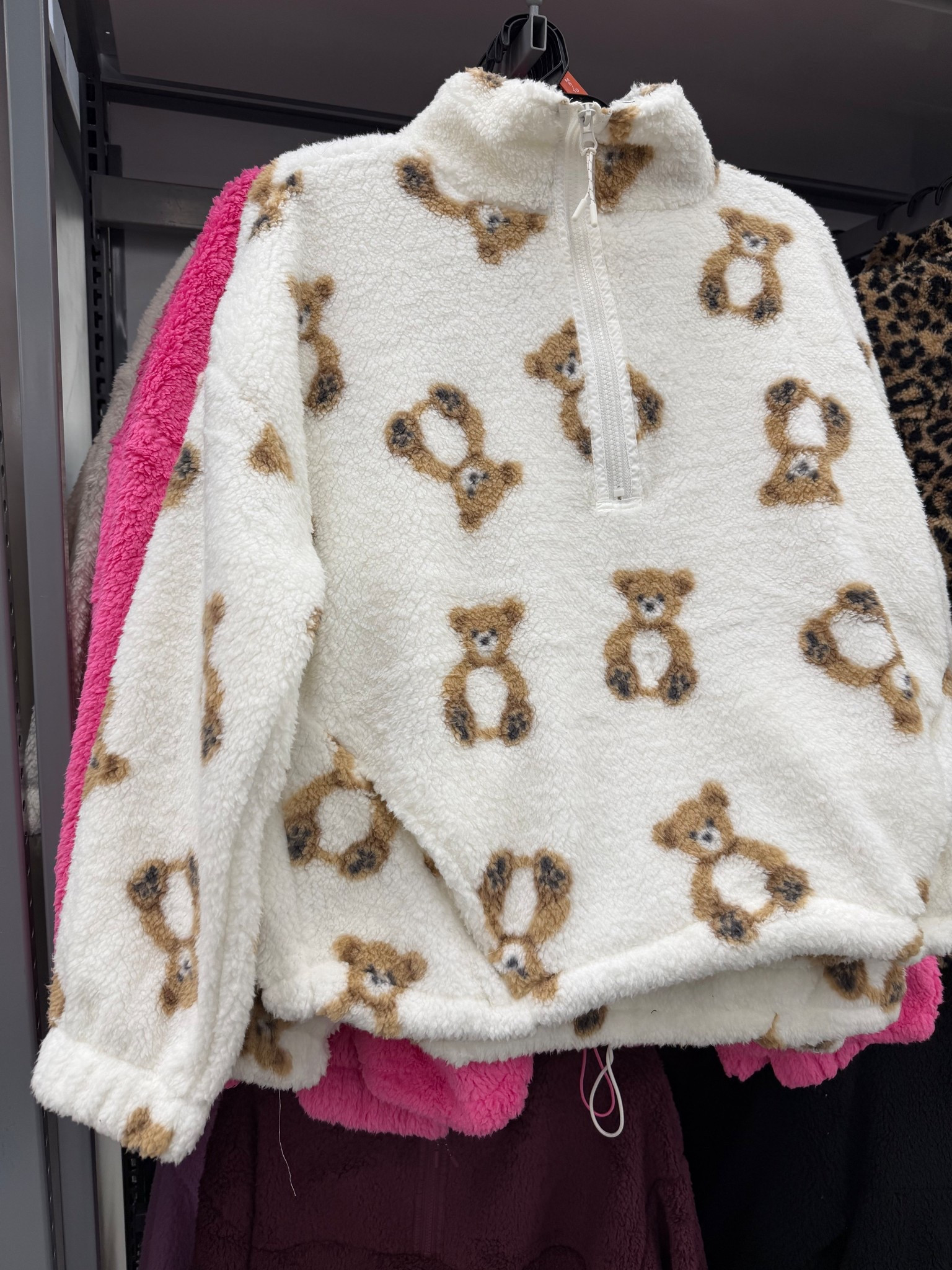 The cutest cozy teddy bear half zip fleece. #teddybear #fleece #fleecezip #sweater #womensclothing #walmartfinds #cozyclothes

#LTKootd #LTKgrwm #LTKSeasonal