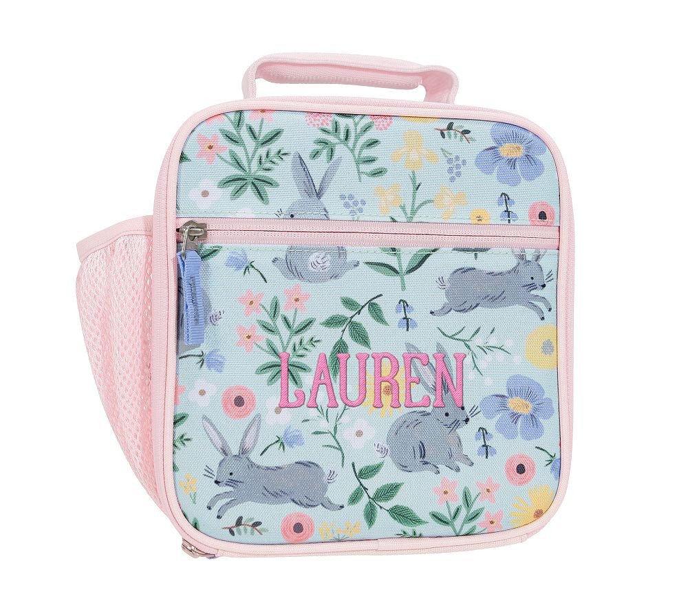 Mackenzie Rifle Paper Co. Floral Bunny Lunch Box | Pottery Barn Kids