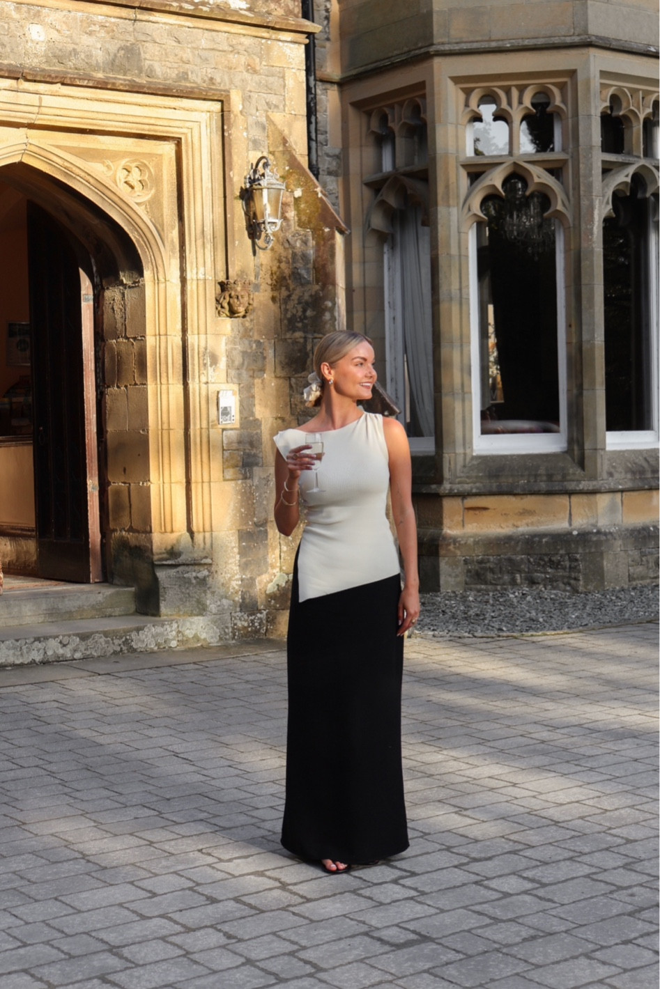 The night before my girls big day 💛 loving this lemon asymmetrical top #minimalstyle #eveningoutfit 

#LTKeurope #LTKuk #LTKsummer