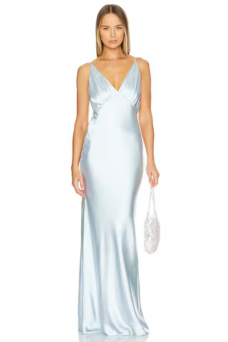 Lovers and Friends Alani Gown in Baby Blue from Revolve.com | Revolve Clothing (Global)