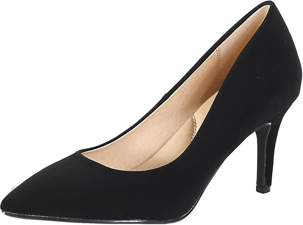 Cityclassified Comfort Coen ~ Women's Medium Heel Extra Cushion Foam Sole Pumps Shoes | Amazon (US)