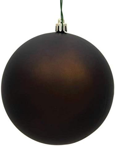 Vickerman 481110-2.4" Chocolate Matte Ball Christmas Tree Ornament (24 pack) (N590675DMV) | Amazon (US)