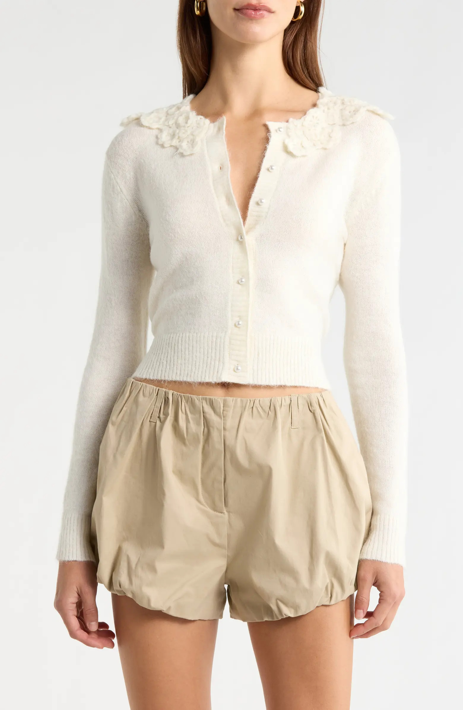 Meadow Lace Collar Cardigan | Nordstrom