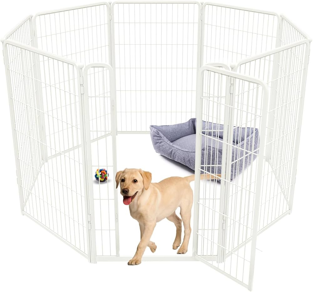 FXW Homeplus Dog Playpen for Indoor Use - Stress-Free and Safe Play, Heavy Duty 45 Inch 8 Panels ... | Amazon (US)