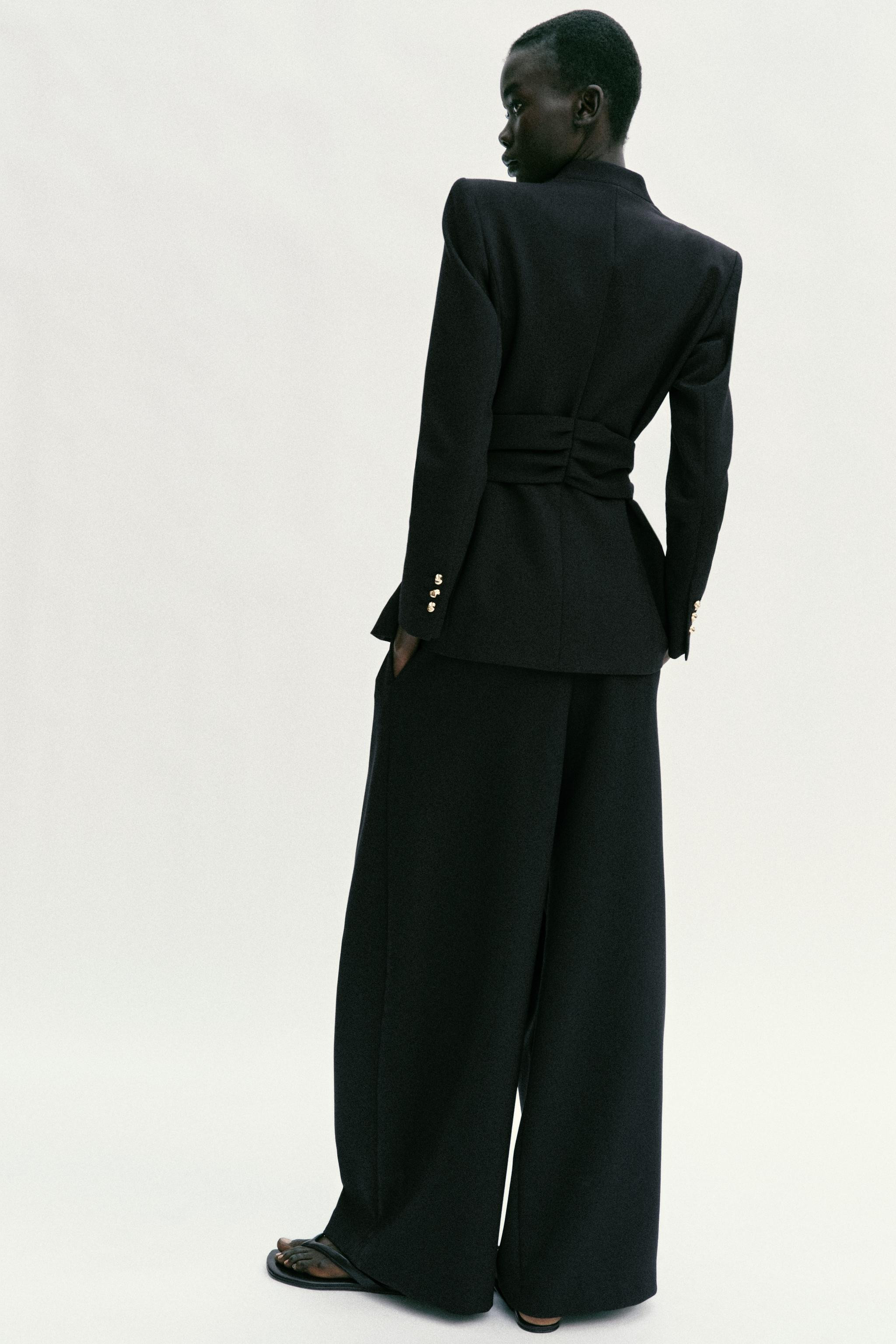 HIGH-WAIST DARTED TROUSERS | Zara AU