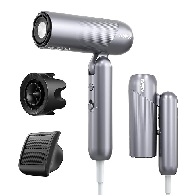 Professional Ionic Hair Dryer, 1300W High-Speed Blow Dryer Fast Drying Low Noise with 4 Heat Sett... | Amazon (US)