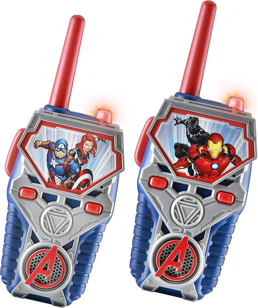 eKids Avengers Endgame FRS Walkie Talkies for Kids, Two Way Radios with Lights & Sounds, Indoor a... | Amazon (US)