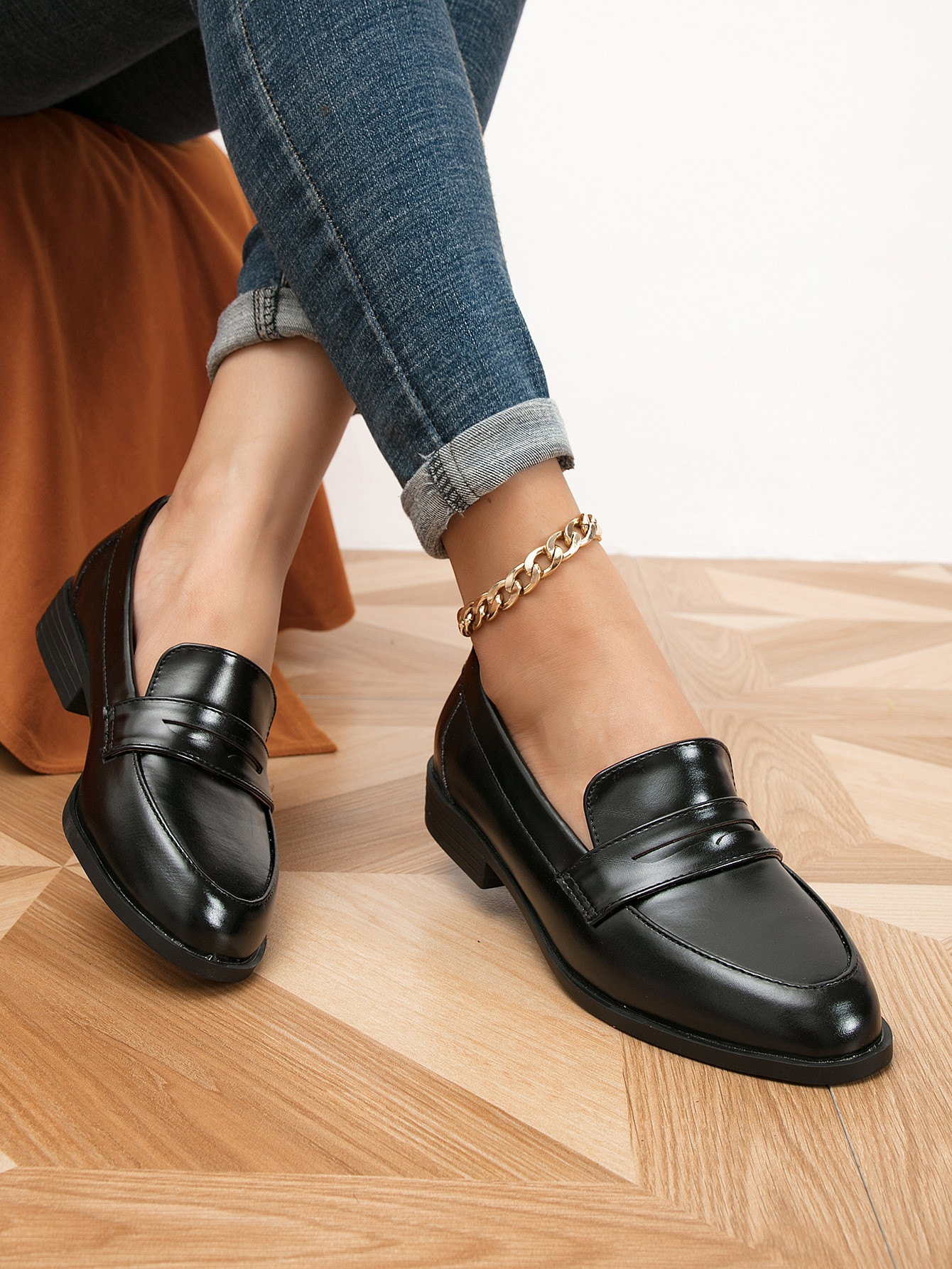 Zapatos planos de moda para mujer con punta redonda y suela plana para primavera y otoño en colo... | SHEIN