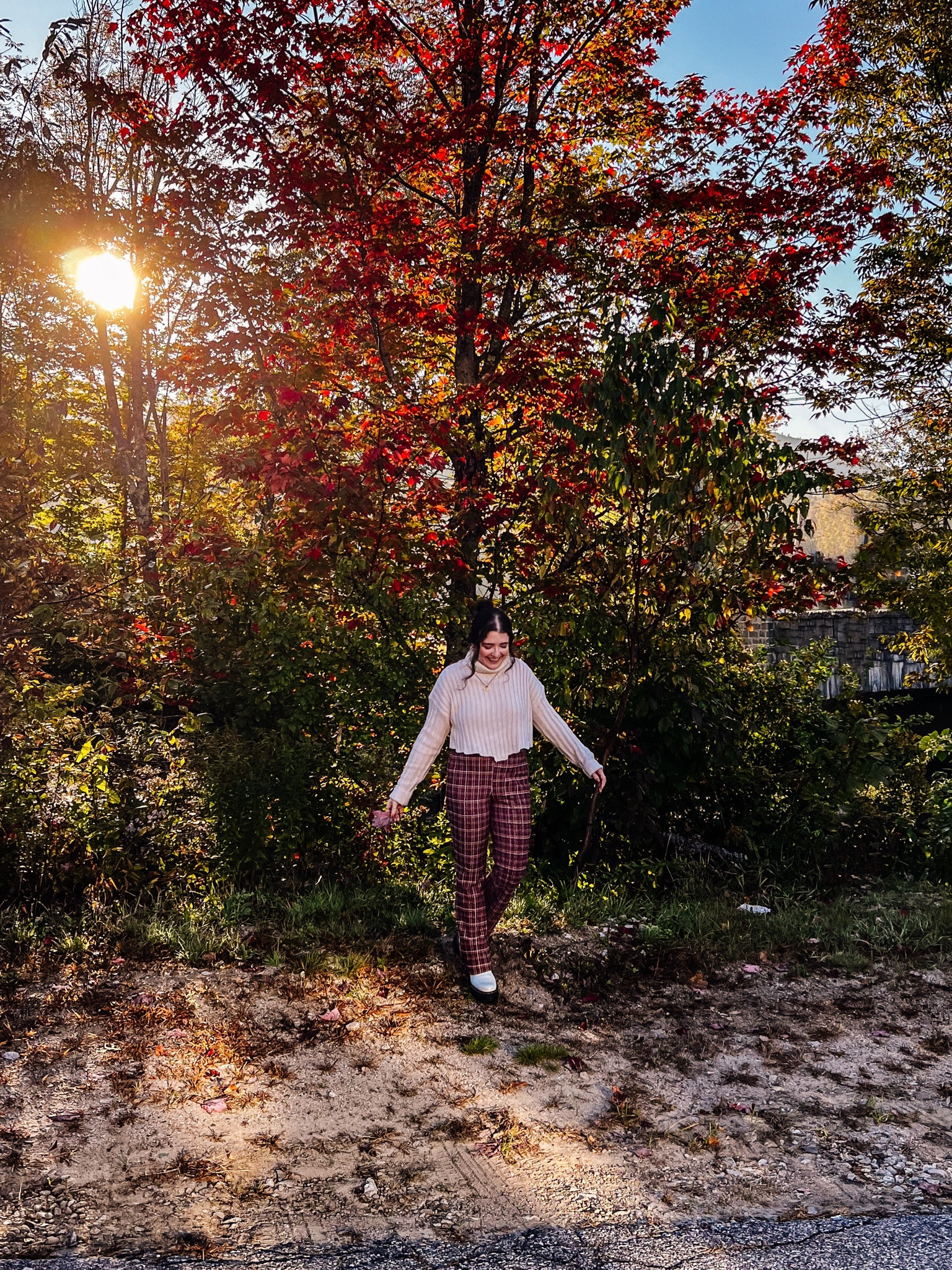 Easy Fall outfit featuring plaid pants and my docs! Size down in docs. Linked similar for everything else!

#LTKSeasonal #LTKshoecrush #LTKfindsunder50