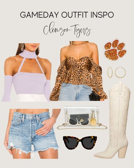 Clemson Football. Gameday Outfit. College Football Outfit. Game Day Attire. South Carolina Football. Tiger Football. Tailgate Outfit. 

#LTKU #LTKunder50 #LTKunder100