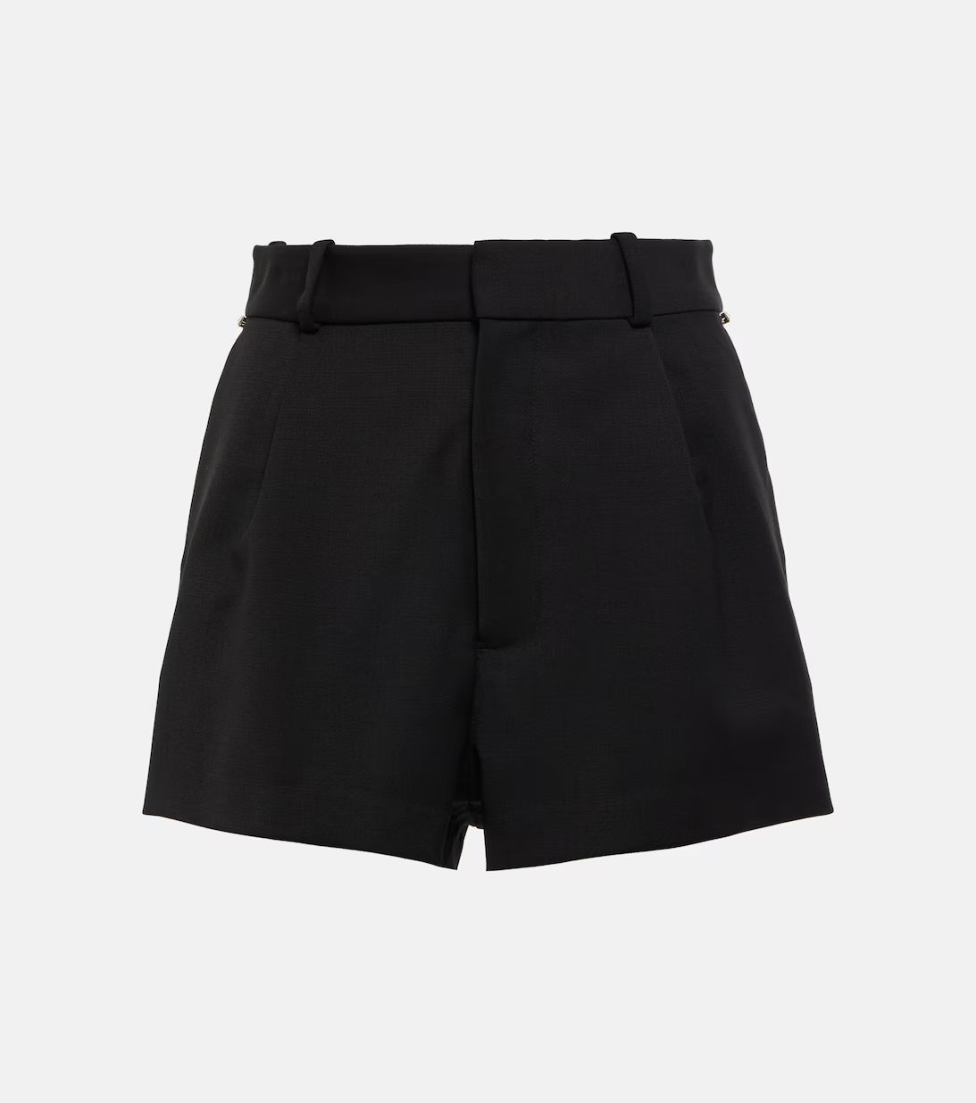 Crystal-embellished wool crêpe shorts | Mytheresa (FR)