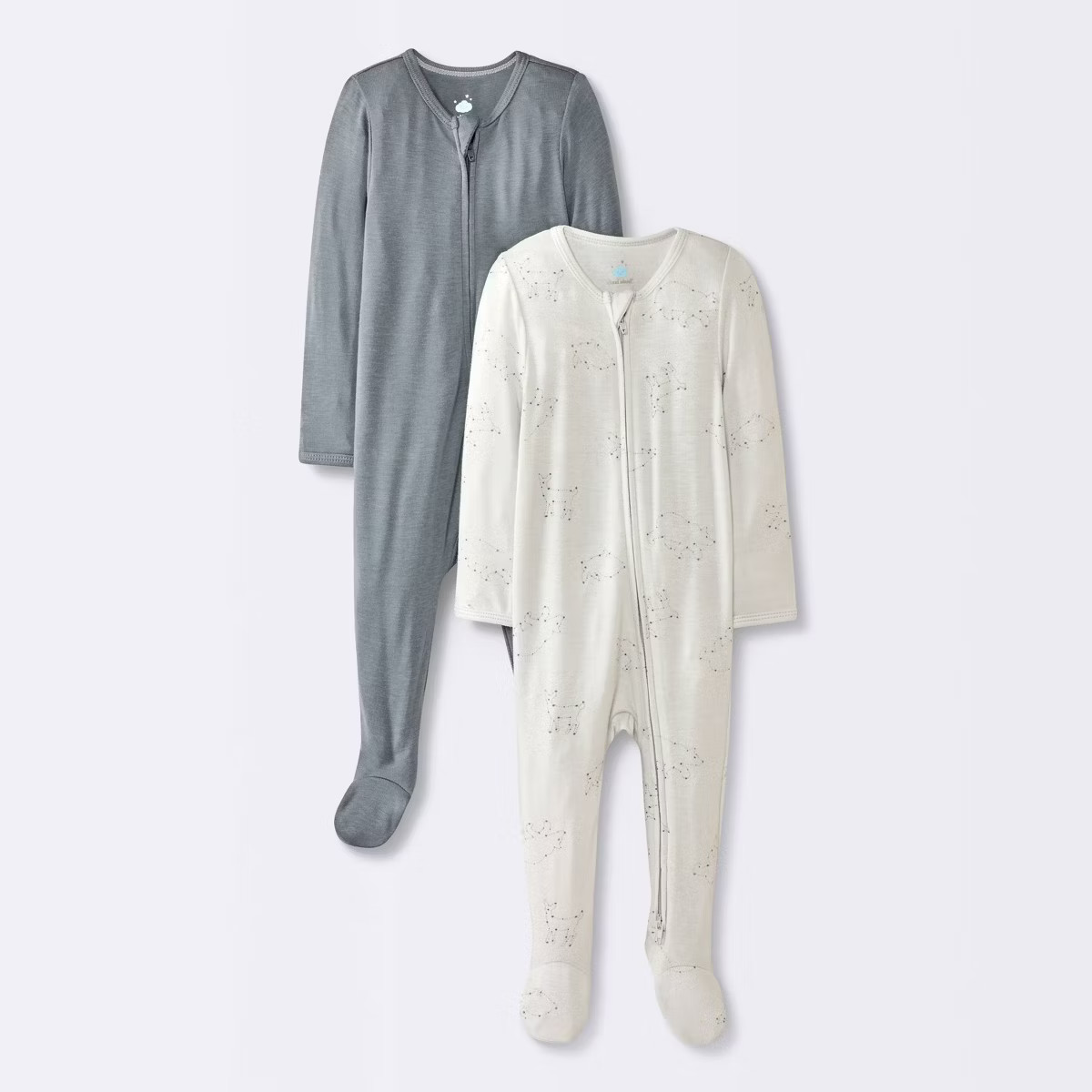 Baby Boys' 2pk Celestial Soft Blend Sleep N' Play - Cloud Island™ Gray | Target