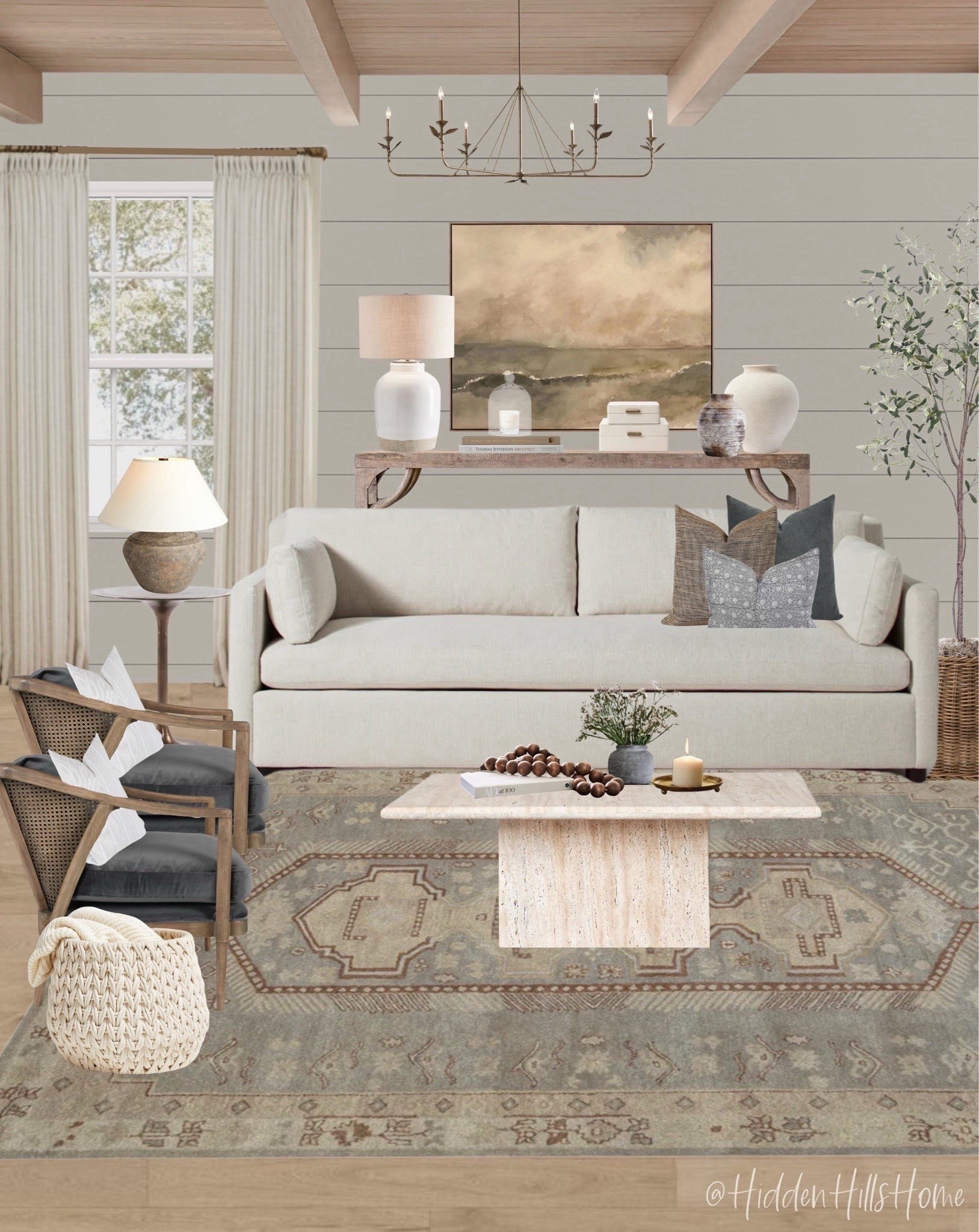Cozy cottage inspired living room decor ideas! Living room design, living room inspiration, family room, living room mood board coffee table decor #livingroom
Wall color is SW mindful gray


#LTKSeasonal #LTKSaleAlert #LTKHome