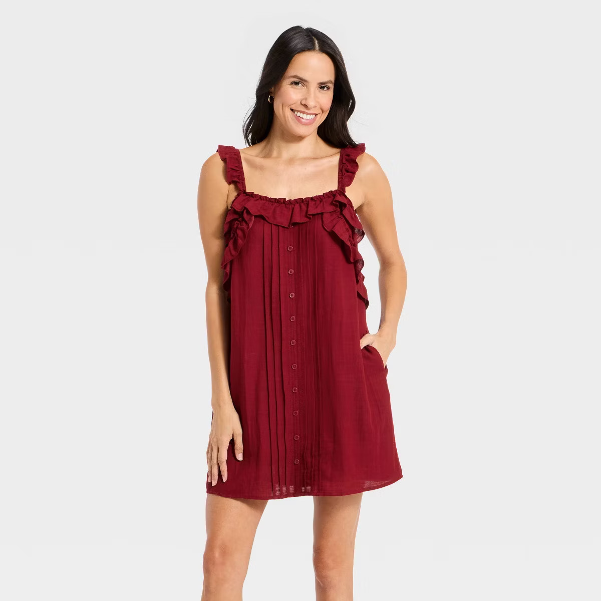 Women's Cami Ruffle Maxi A-Line Dress - Universal Thread™ | Target
