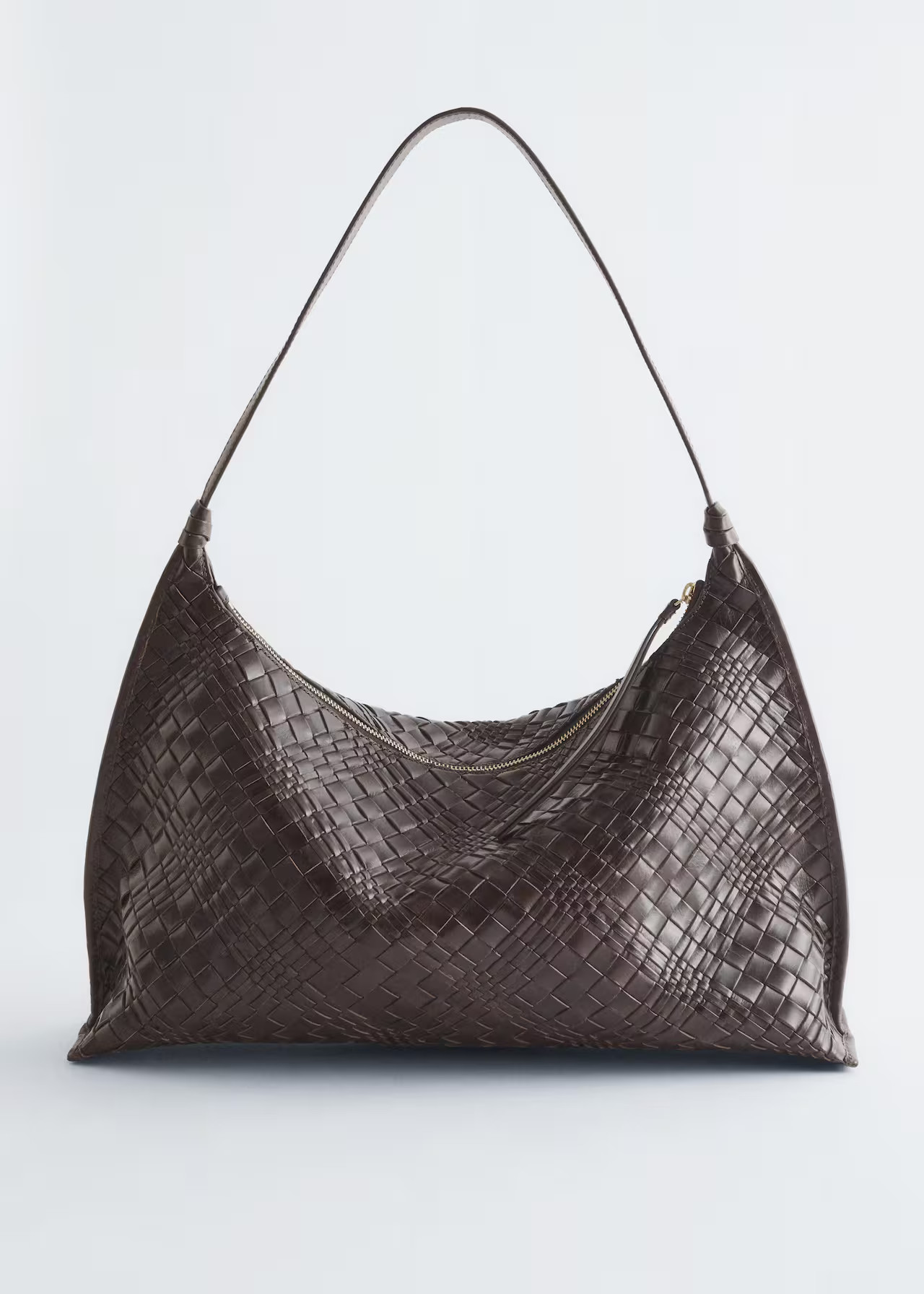 Interwoven Leather Tote Bag | & Other Stories UK