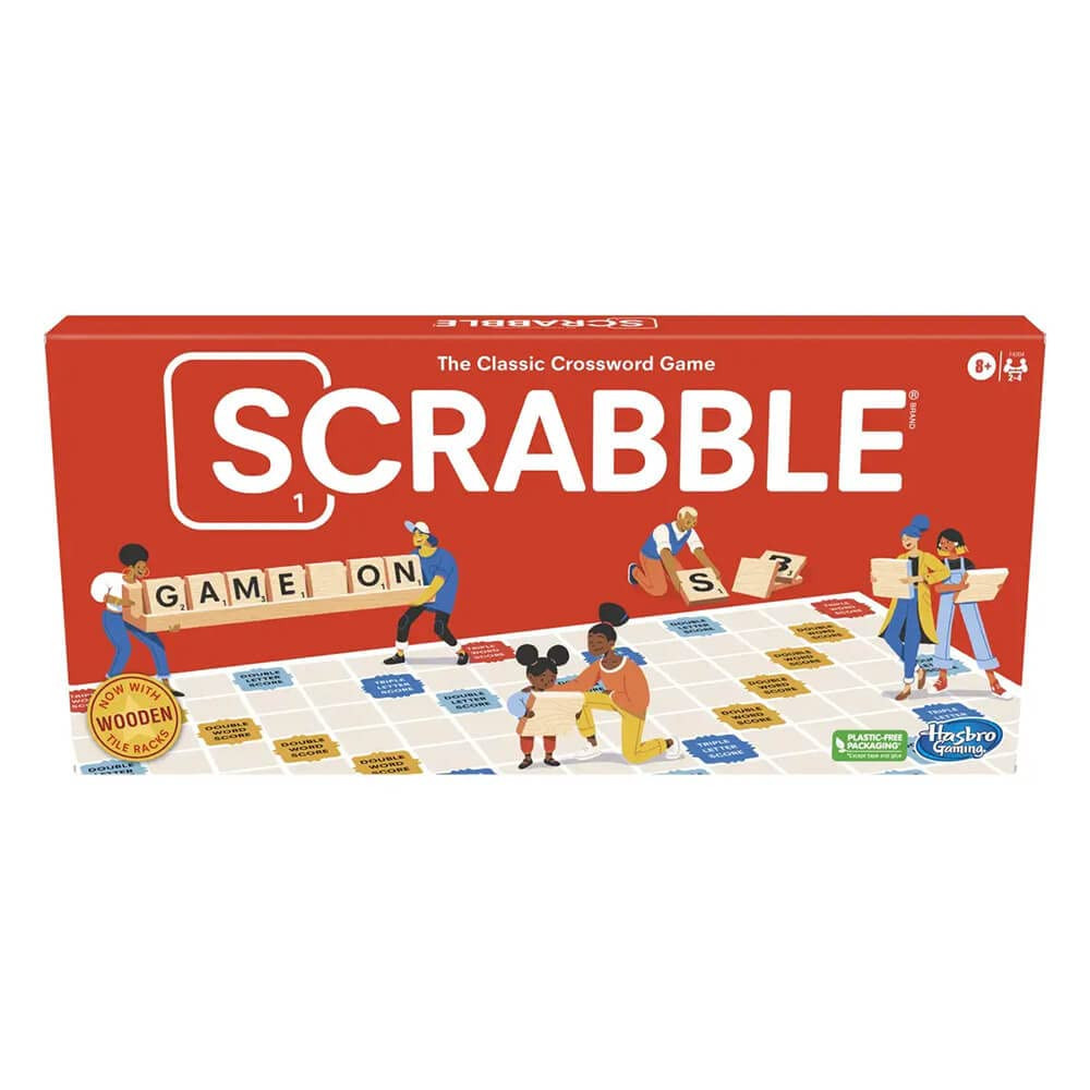 Hasbro Gaming Scrabble Board Game, Classic Word Games for Kids Ages 8 and Up, Fun Family Game for... | Amazon (US)