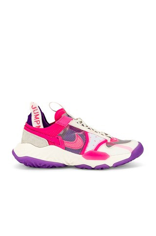 Jordan Delta Breathe Sneaker in Sail, Hyper Pink & Fierce Purple from Revolve.com | Revolve Clothing (Global)