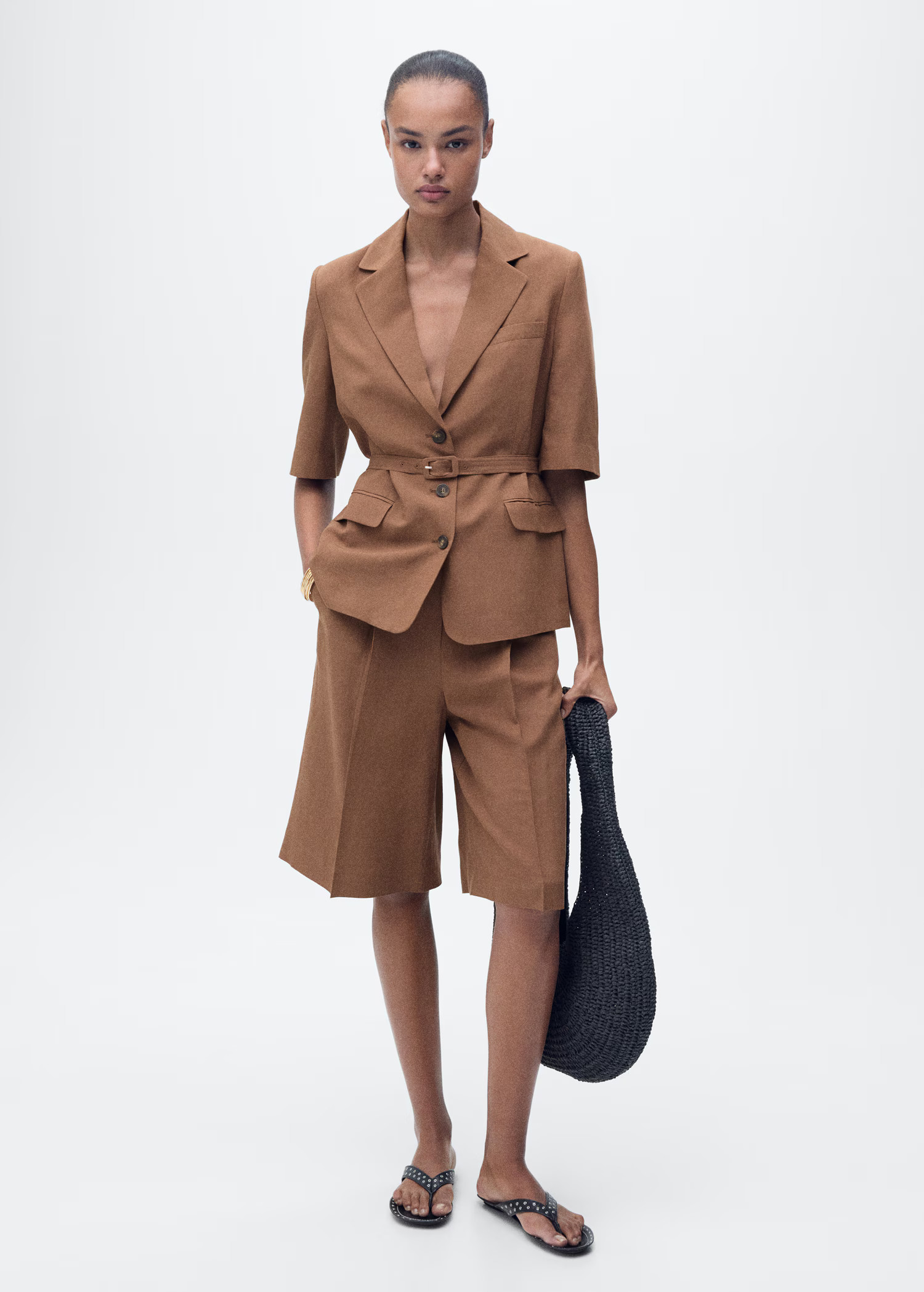 Linen-blend suit bermuda shortsCurrent price [US$ 89.99]US$ 89.99 | Mango (US/MX/AU)