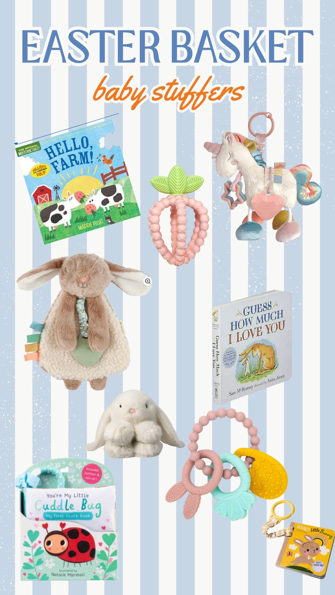 Baby Easter basket stuffers | baby girl Easter basket stuffers from Amazon and Target 

#LTKBaby #LTKmomlife #LTKSeasonal