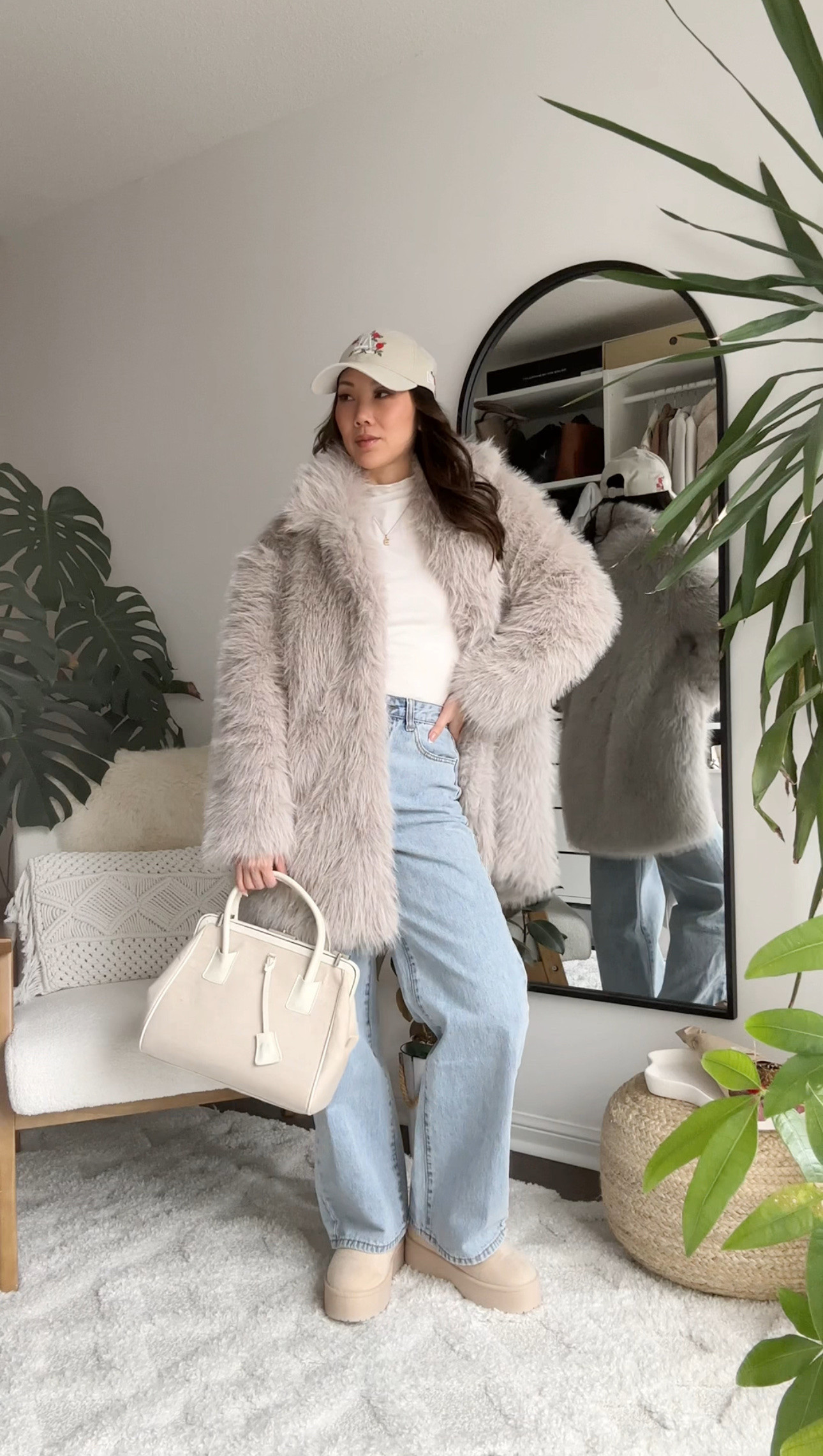 Mom Life Meets Mob Wife—This cozy and fun winter look is perfect for busy days. I’m loving this faux fur jacket paired with wide-leg jeans, comfy UGG boots, and a baseball cap for a casual yet cute vibe. It’s a practical and stylish outfit for everything from school runs to weekend errands, all while staying cozy and chic. Shop my go-to pieces for the ultimate winter look! ❄️💖 #MomStyle #CasualChic #CozyOutfits #WinterStyle #EffortlessFashion

#LTKSeasonal #LTKFamily #LTKStyleTip
