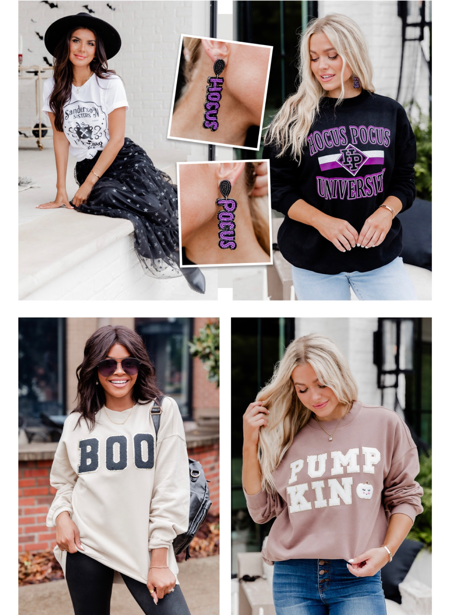 Pink Lily just dropped their Halloween collection && I’m here for it! The hocus pocus sweatshirt is to die for! 

Halloween sweatshirt | halloween outfit | hocus pocus | fall outfits | halloween decor 

#LTKstyletip #LTKSeasonal #LTKunder50