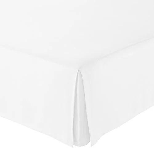 Basics Pleated Bed Skirt - King, Bright White | Walmart (US)