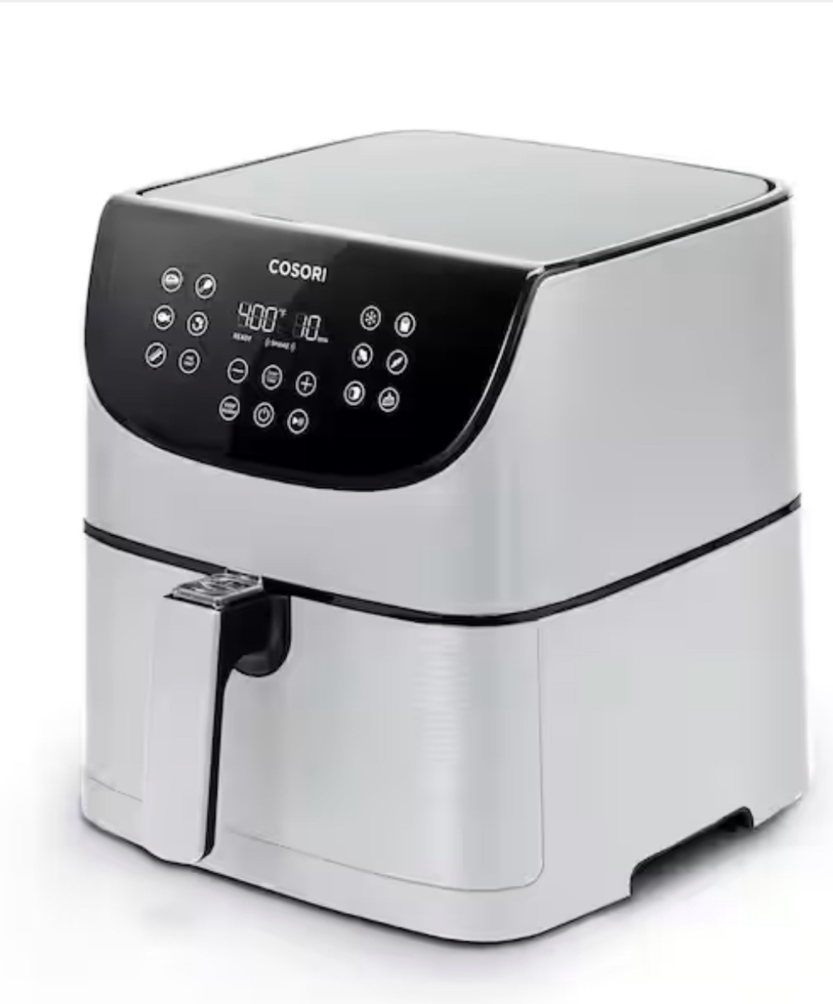 My air fryer I have it for couple of years quick and easy to use it love it 👌

Amazon selling same one but in black color ( Home Depot has it in white )

COSORI Pro II Air Fryer Oven Combo, 5.8QT Large Airfryer that Toast, Bake, 12-IN-1 Customizable Functions, Cookbook and Online Recipes, Nonstick & Detachable Square Basket, Dishwasher-Safe 